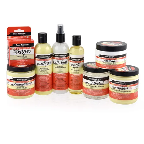 Miniatura 3 de Aunt Jackie's Recetas de linaza Fix My Hair, mascarilla acondicionadora de reparación intensiva, ayuda a prevenir y reparar el cabello dañado, tarro