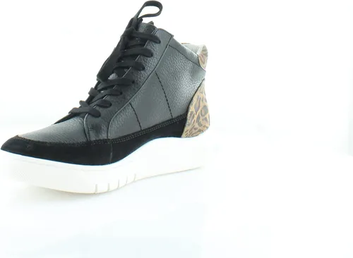 Miniatura 6 de Naturalizer Hadley-Hi - Tenis de moda para mujer, Negro (BlackCheetah), 9