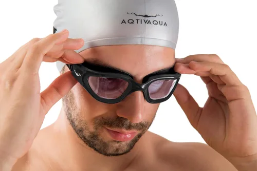 Miniatura 13 de AqtivAqua DX - Gafas de natación con visión amplia para adultos, hombres y mujeres, antiempañamiento y sin fugas