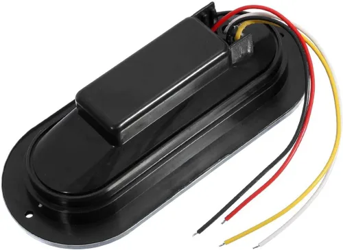 Miniatura 6 de Partsam 4 luces LED ovaladas de 6.5 pulgadas para remolque, 23 luces LED de montaje en brida, luces traseras de freno rojas, luces de marcha
