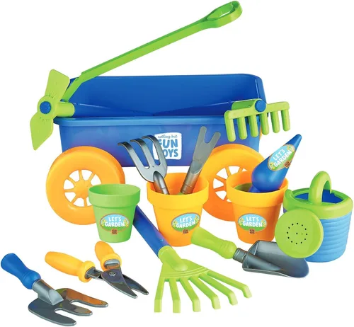 Miniatura 2 de Let's Garden Wagon Playset diseñado para niños a partir de 2 años, multicolor, 201706
