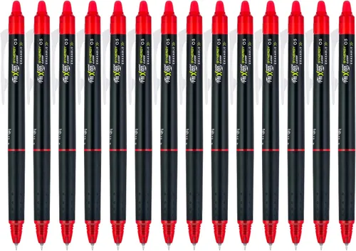 Miniatura 12 de Pilot FriXion Synergy Clicker - Bolígrafos de tinta de gel borrables, retráctiles, borrables, punta extrafina de 0.020 in, paquete de 14