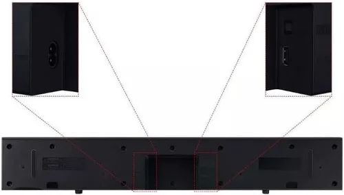 Miniatura 4 de SAMSUNG Barra de sonido 2.0Ch con woofer incorporado - Negro HW-C400