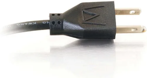 Miniatura 5 de Cables To Go Alargue calibre 18 según el sistema de medición AWG, para ahorrar enchufes, con receptor NEMA 5-15 a enchufe NEMA 5-15, color negro.