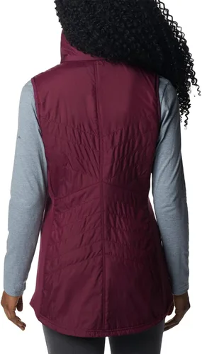 Miniatura 2 de Columbia Chaleco largo Mix It Around para mujer, Marionberry, XS