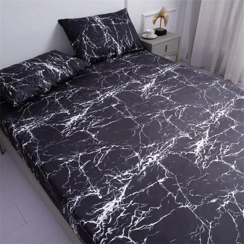 Miniatura 4 de Sábana bajera y funda de almohada, protector de colchón impermeable, funda de colchón suave y transpirable con bolsillo profundo para colchón de 6 a