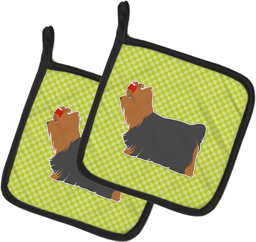 Miniatura 228 de Caroline's Treasures BB3567PTHD - Juego de soportes para ollas de cocina resistentes al calor, almohadillas calientes para cocinar, hornear, Copo