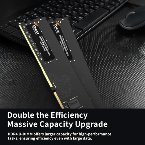 Miniatura 4 de DATO DDR4 RAM 32GB 3200MHz, PC4-25600 CL22 1.2V 288-Pin Non-ECC sin búfer DIMM, módulo de memoria para computadora de escritorio