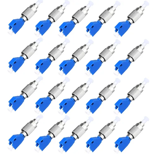 Miniatura 10 de Conector de fibra óptica, FC macho a LC hembra híbrido adaptador convertidor de fibra óptica compatible con medidor de potencia óptica localizador
