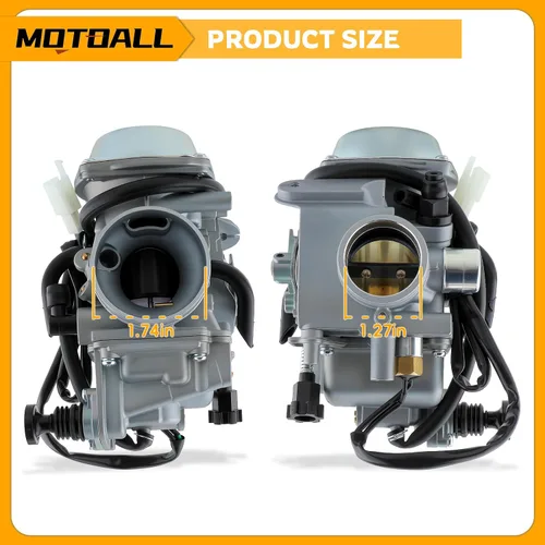 Miniatura 3 de MOTOALL Carburador TRX350 para Honda Rancher 350 TRX350 350ES 350FE 350FMTE 350TM 2000-2006 Carb