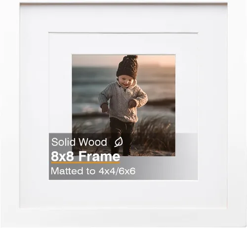 Miniatura 26 de KINLINK 3.5x5 Picture Frame, Ash Black Solid Wood Frame with Plexiglass for Table Top and Wall Mounting, Photo Frame for Horizontal or Vertical