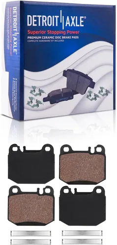 Miniatura 152 de Detroit Axle - Pastillas de freno traseras para Mercedes-Benz C230 C240 C280 C320 C350 CLK320 CLK350 CLK430 E300 E320 E420 E430 SLK350, pastillas