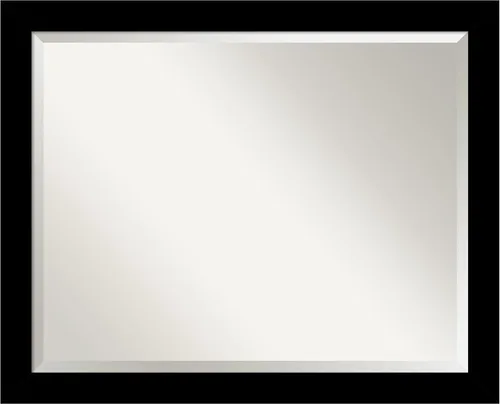 Miniatura 13 de Amanti Art Espejo de baño de madera, espejo de pared negro Ashton para usar como espejo de tocador de baño sobre el fregadero