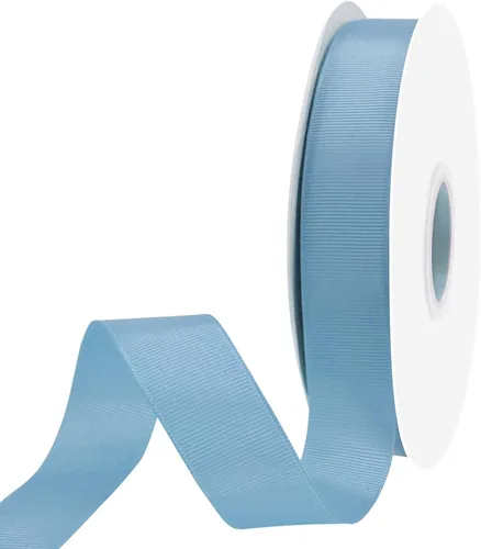 Miniatura 144 de Cinta de grogrén azul real de 1 pulgada x 50 yardas, cinta azul real para envolver, corona, baby shower y otros proyectos 2-Azul real