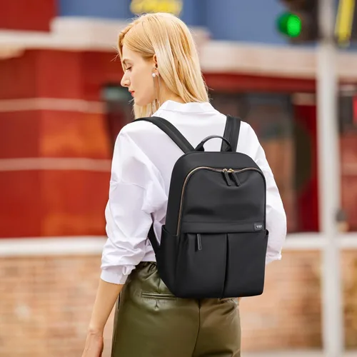 Miniatura 6 de GOLF SUPAGS Mochila para laptop para mujer, se adapta a cuadernos de 14 pulgadas, mochila casual, bolsa de trabajo, viajes, universidad (negro)