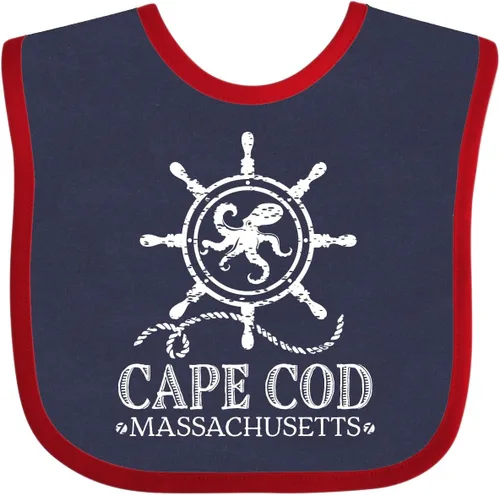 Miniatura 7 de inktastic Cape Cod Massachusetts - Babero náutico para bebé