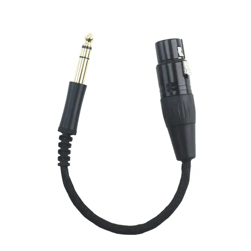 Miniatura 3 de NewFantasia 1/4 "TRS 0.250 in macho a 4-pin XLR equilibrado hembra cable adaptador de audio para auriculares 6N OCC cobre monocristalino plateado
