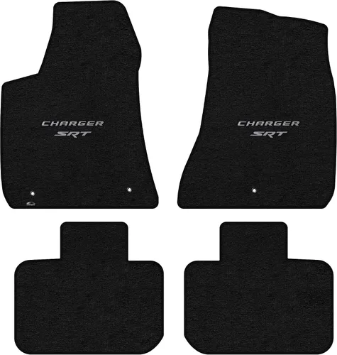 Miniatura 13 de Lloyd Mats Alfombrillas de piso de ajuste personalizado para Dodge Charger RWD 2011-2023 LogoMat Juego de 2 piezas Carbón