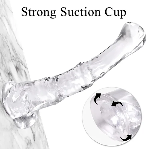 Miniatura 5 de Consolador realista de caballo de 9.8 pulgadas, consolador realista con ventosa fuerte para jugar con manos libres, pene para estimulación del punto