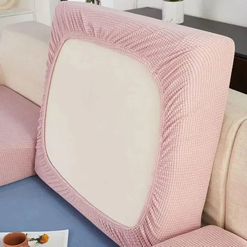 Miniatura 6 de Funda elástica para cojín de sofá, funda protectora para muebles de sofá, funda de asiento de sofá, estampado floral con parte inferior elástica, #17