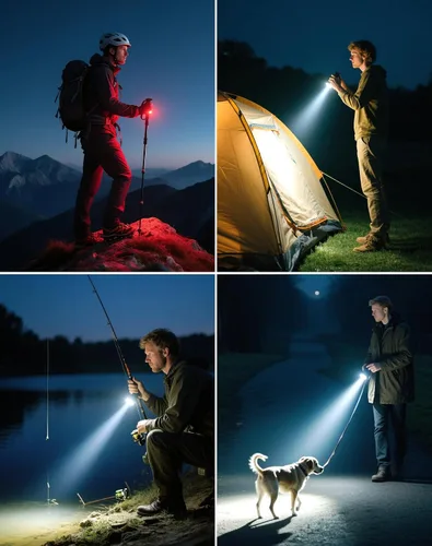 Miniatura 7 de Linterna EDC recargable, linterna de bolsillo brillante de 3300 lúmenes, mini linternas con carcasa luminosa y magnética, linternas impermeables