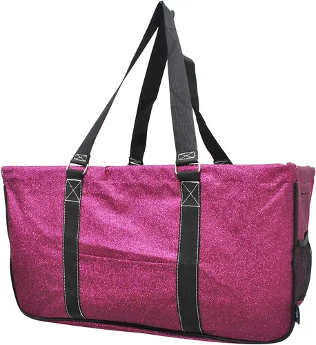 Miniatura 471 de NGIL Bolsa de comestibles reutilizable extra grande plegable de gran tamaño para comestibles, almacenamiento, picnic, playa, Estampado