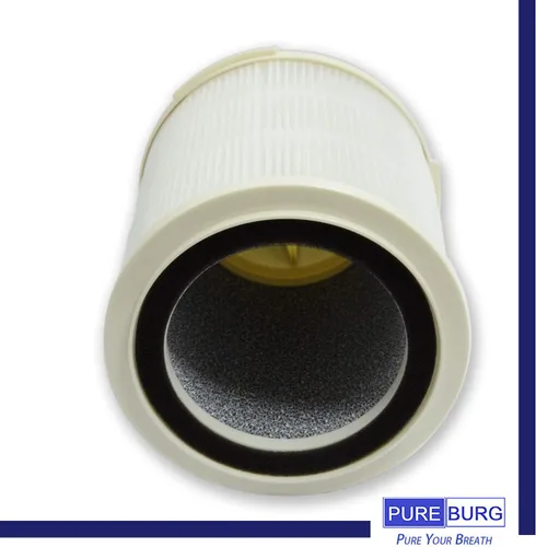 Miniatura 4 de PUREBURG Filtro de repuesto compatible con purificador de aire INTEY NY-BG55, H13 True HEPA y filtración multicapa de carbón activado, paquete de 2