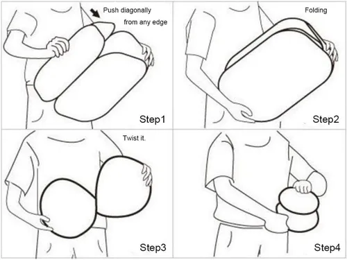 Miniatura 8 de Cesta desplegable para lavandería, cesta plegable de malla para la lavandería, cesta de ropa plegable portátil, contenedor de almacenamiento