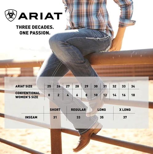 Miniatura 6 de Ariat FR DuraStretch Jeans entretejidos con corte de bota, jeans cómodos para mujer, Oceanside