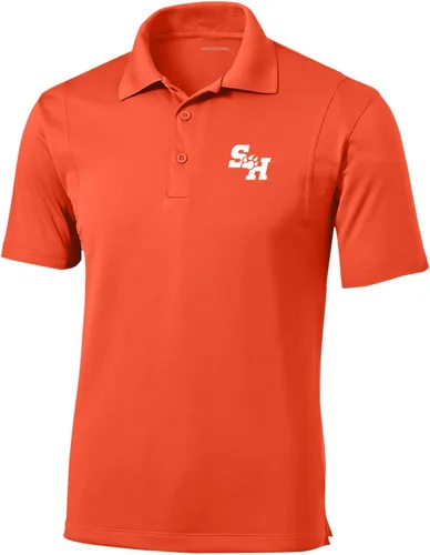 Miniatura 86 de Polo atlético de micro piqué NCAA para hombre Prime con cuello propio