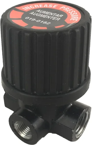 Vx 019-0182LP - Entrada/salida NPT de 1/4 pulgadas por 1/8 pulgadas NPT Gauge Compresor Pancake Regulador de Presión Reemplazo