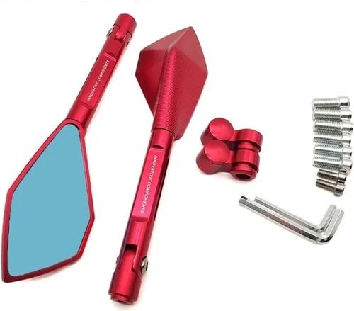 Miniatura 10 de Accesorios Espejos de motocicleta CNC aluminio para manillar de moto espejos retrovisores azul para BMW S1000RR S1000XR S1000r Gs 1200 F 650 700 Gs