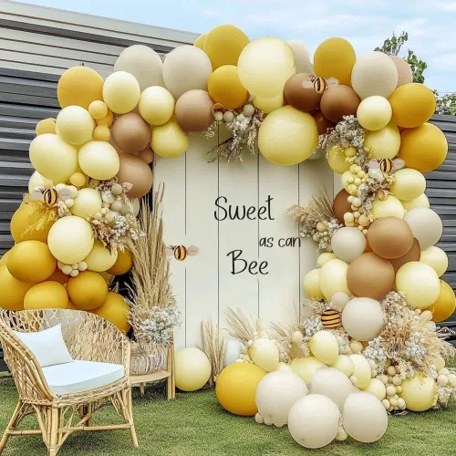 Miniatura 9 de Kit de guirnalda de arco de globos de safari de selva, verde salvia, marrón, amarillo, estampado animal, hojas de palma, para Wild One, safari, baby