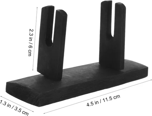 Miniatura 2 de IMIKEYA Soporte para ventilador de madera, soporte de ventilador plegable de madera, soporte de ventilador de mano, soporte de ventilador chino