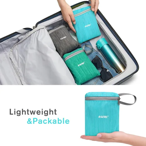 Miniatura 6 de G4Free 10L/15L Mochila para Senderismo Plegable Ligera, Mochila de Día para Caminatas, Pequeña, Viaje al Aire Libre, Bolsa de Hombro Plegable