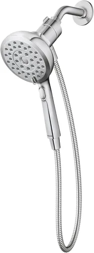 Miniatura 2 de Moen Verso - Ducha de mano, cabezal de ducha redondo desmontable con sistema de acoplamiento Magnetix, manguera de 60 pulgadas, cromo, 220H2