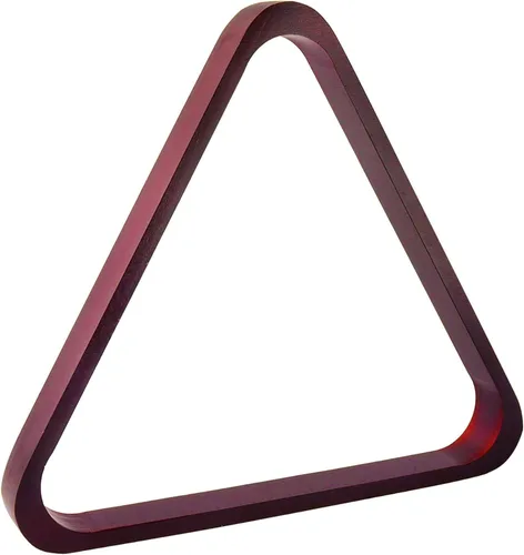 Miniatura 13 de GSE Games & Sports Expert Triángulo de Billar de Madera Maciza para 8 Bolas / Rombo para 9 Bolas, Porta Bolas de Billar para Bolas de Billar de Caoba