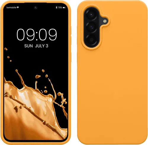 Miniatura 103 de kwmobile Funda Compatible con Samsung Galaxy A14 5G - Funda de teléfono de TPU y silicona con acabado suave - Verde Lima
