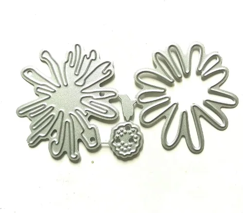Miniatura 4 de 1 troquel de corte de flores de margarita, troqueles de flores, plantillas de corte de metal DIY Scrapbooking Artist para álbumes de recortes, Flor