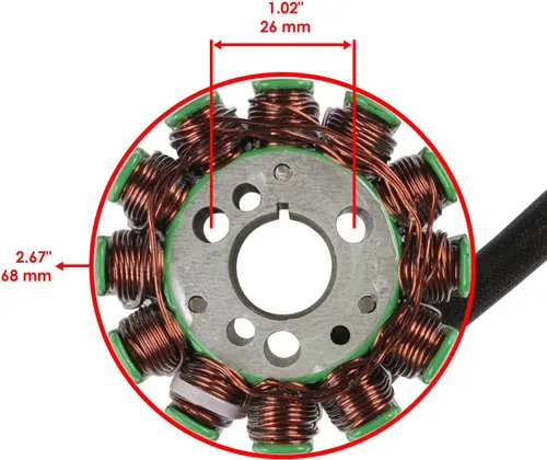 Miniatura 2 de Repuesto para estator y regulador Mosfet rectificador para Yamaha FZ8 Fz-8 FZ8N 2011 2012 2013 Mod-C26C-60312