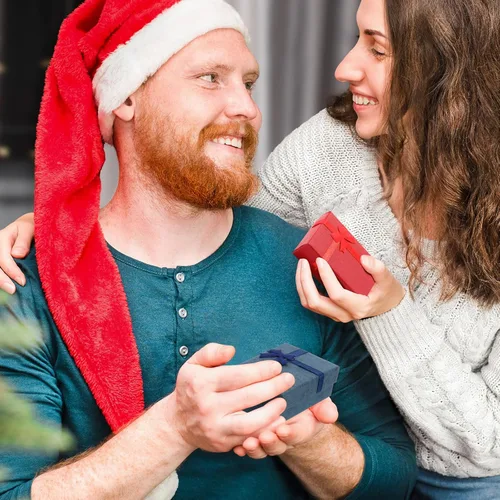 Miniatura 3 de Batiyeer Juego de cajas de regalo de joyería, cajas de cartón de regalo pequeñas vacías para embalaje de joyas con lazo de cinta para aniversarios