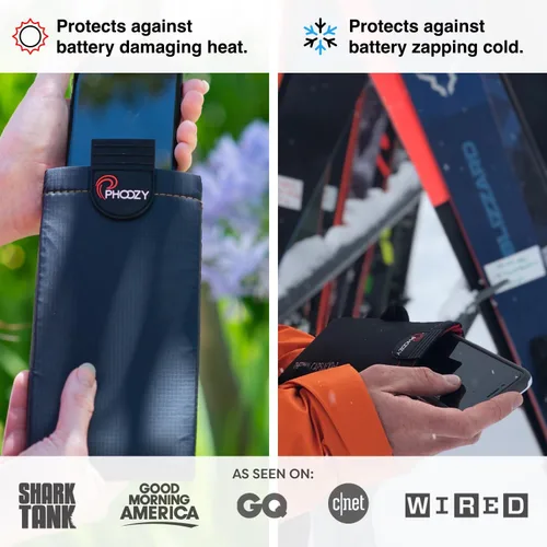 Miniatura 2 de PHOOZY XP3 Funda Térmica Ultra-Resistente para Teléfono para Frío Extremo Funda Aislada para Teléfono Extiende la Vida de la Batería 4X Equipo