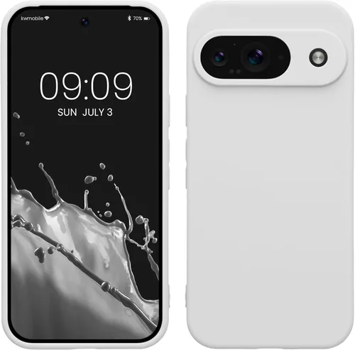 Miniatura 173 de kwmobile Funda compatible con Google Pixel 9 Pro - Funda protectora delgada de TPU para teléfono - Acabado mate suave - Negro mate