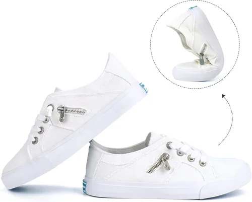 Miniatura 7 de JENN ARDOR Zapatillas sin cordones para mujer, zapatos antideslizantes, zapatos retro, zapatos casuales, zapatos planos para caminar