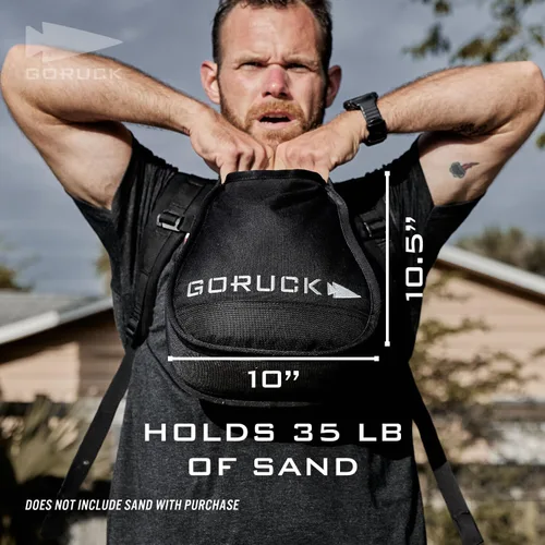 Miniatura 2 de GORUCK Pesas rusas de arena para fitness y entrenamiento corporal para hombres y mujeres, para levantamiento de pesas, mancuernas y yoga