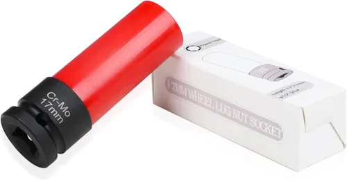 Miniatura 6 de Receptáculo protector para tuerca de rueda para Mercedes Benz con tuerca de rueda de cabeza de flor convexa de 17 mm