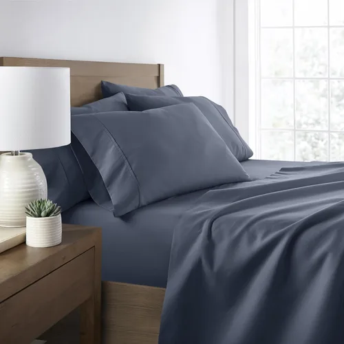 Miniatura 10 de ienjoy Home Linen Market - Juego de sábanas de 6 piezas, color rubor, tamaño King Blush