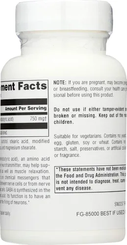 Miniatura 2 de Source Naturals Serene Science GABA, para una mente tranquila, 750mg - 45 Tabletas