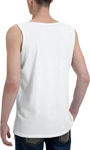 Miniatura 4 de SKYJUNOJN Hombre Muscle Tank Tops Camiseta Moda Festival de Música sin mangas Camiseta