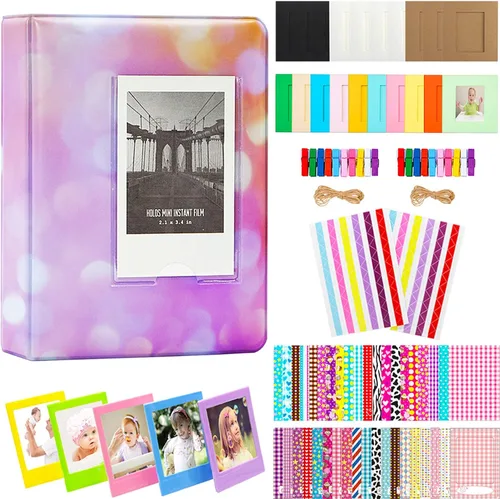 Miniatura 12 de BigTrend - Álbum de película de papel fotográfico de 2 x 3 pulgadas para cámara Fujifilm Instax Mini, Polaroid Snap, Z2300, cámaras instantáneas